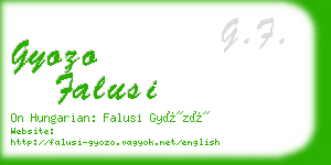 gyozo falusi business card